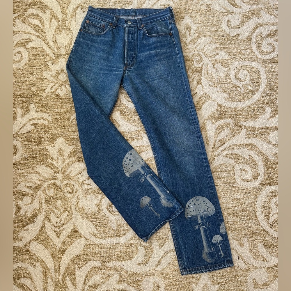 One of a kind mushroom Levi’s 501